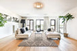 Asiatic noah charcoal Grey Living Room Wool Rug.