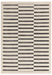 Asiatic valley charcoal ivory build Grey, Ivory Living Room Geometric Rug.