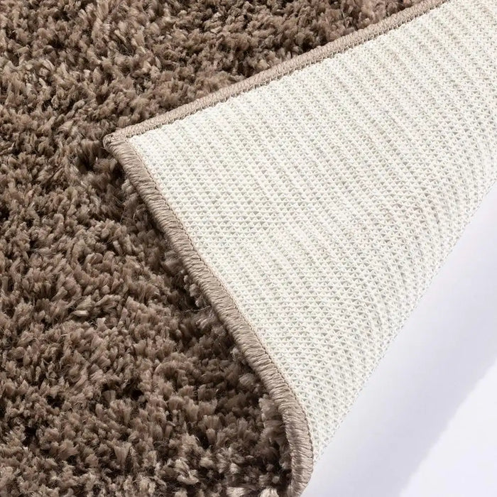 Esselle larissa shaggy washable chocolate Brown Living Room Shaggy Rug.