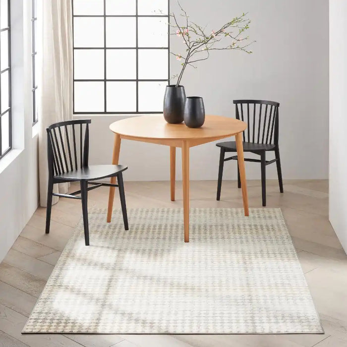 Calvin Klein ck950 rush ck958 ivory multi Ivory, Multicoloured Living Room  Rug.