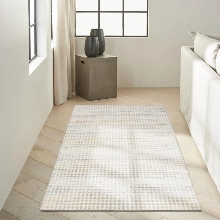 Calvin Klein ck950 rush ck958 ivory multi Ivory, Multicoloured Living Room  Rug.