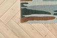 Woven Edge woven edge runners coast c3 green brown Brown, Green Living Room Wool Rug.