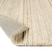 Origins chunky knit cream Ivory Living Room Wool Rug.