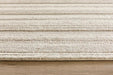 Origins chunky knit cream Ivory Living Room Wool Rug.