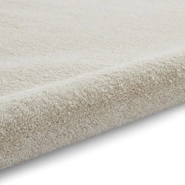 Think Rugs cove cream Ivory, Cream Living Room Shaggy Rug.