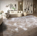 Elle Decoration elle cosy creme Ivory Living Room Shaggy Rug.