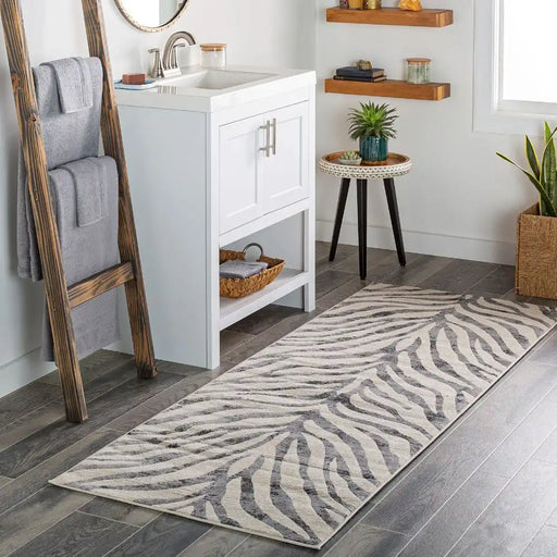 Surya cit cybele 2300 grey Black, Ivory Living Room  Rug.