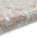 Think Rugs laurence llewelyn bowen damask pearl Grey Living Room Floral Rug.
