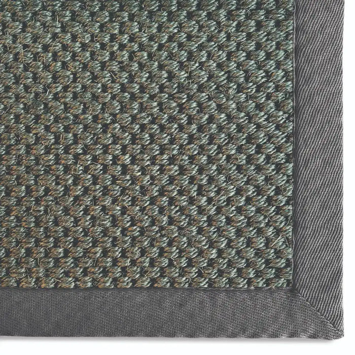 Origins origins sisal dark grey with grey border Grey Living Room Natural Fibre Rug.