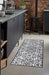 Wash + Dry design decorada Grey, Ivory Living Room Washable Rug.