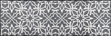 Wash + Dry design decorada Grey, Ivory Living Room Washable Rug.