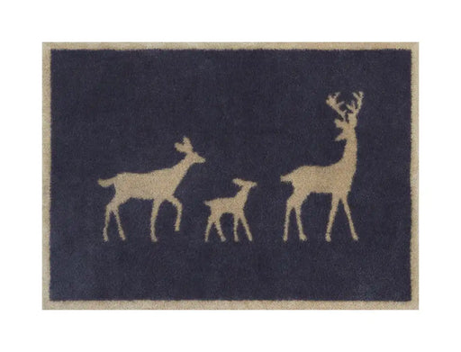 Turtle Mat turtle designs deer family gold Grey Kitchen  Washable Rug.