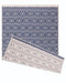 Likewise Matting duo weave indoor outdoor diamonds ocean Blue Outdoor  Flat Weave Rug.