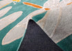 Woven Edge natural world dragon fly Blue, Ivory, Multicoloured Living Room Wool Rug.