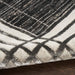 Nourison desire nourison dsr01 charcoal silver Grey, Ivory Living Room Geometric Rug.