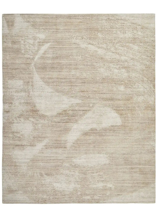 Nourison dune du 155 beige Beige Living Room  Rug.