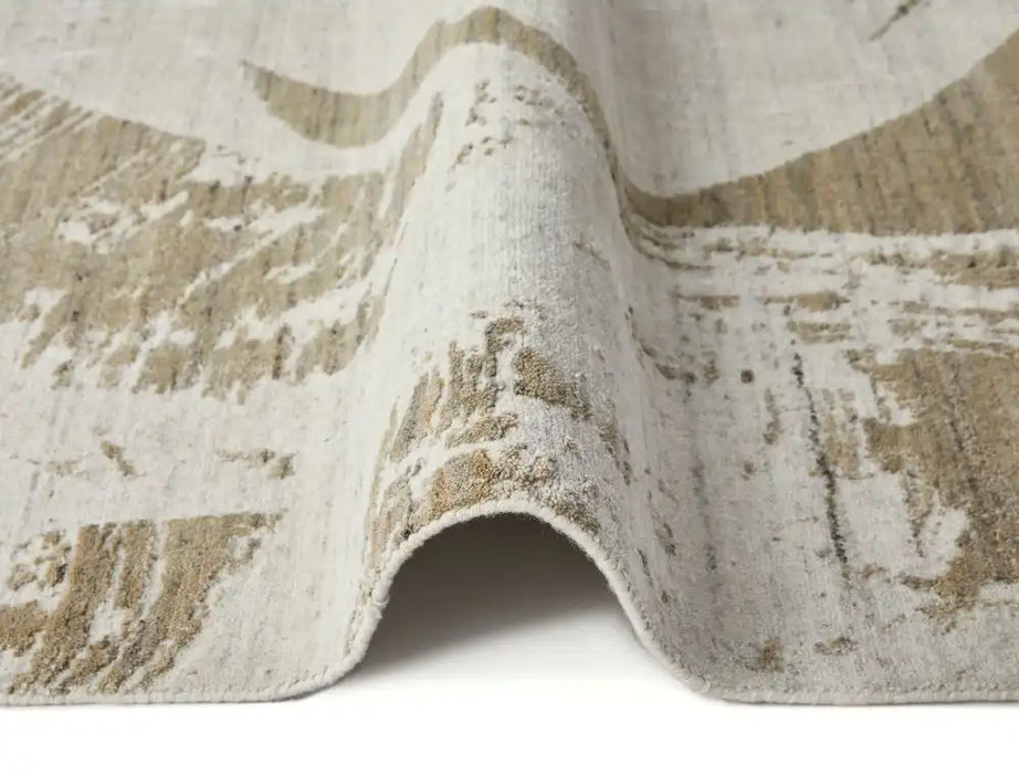 Nourison dune du 155 ivory mink Ivory Living Room  Rug.