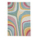 Think Rugs spectrum indoor outdoor e9333 multi Multicoloured Living Room Geometric Rug.
