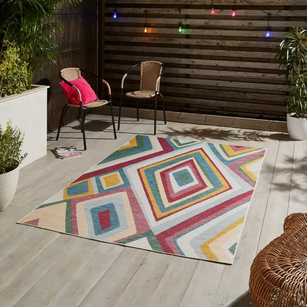 Spectrum Indoor Outdoor E9335 Multi Rug