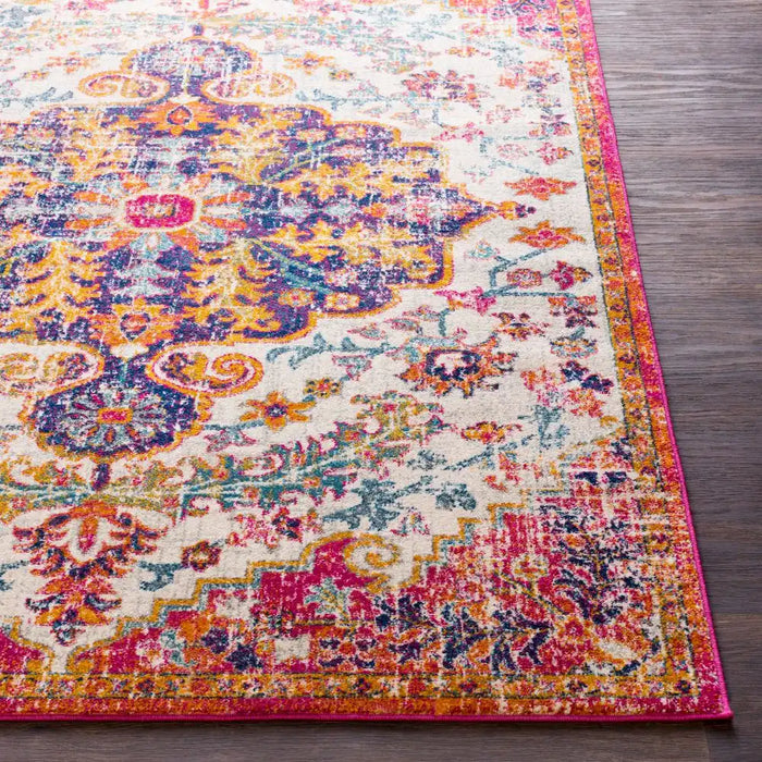 Surya hap eleanor 1066 orange Multicoloured Living Room Moroccan Rug.
