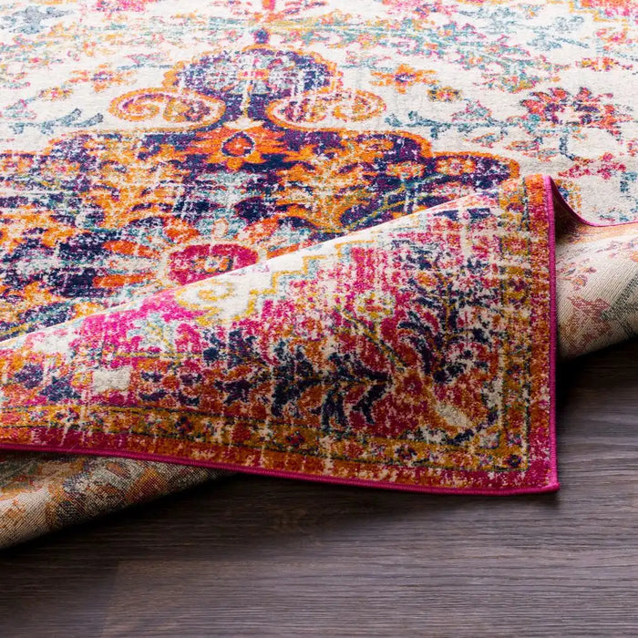 Surya hap eleanor 1066 orange Multicoloured Living Room Moroccan Rug.