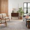 Nourison elegant elh 02 grey Grey Living Room  Rug.