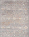 Nourison elegant elh 02 grey Grey Living Room  Rug.