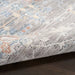 Nourison elegant elh 02 grey Grey Living Room  Rug.