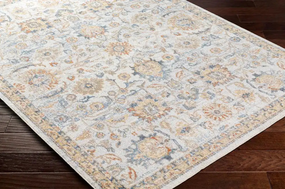 Surya lll esther 2327 grey Beige, Multicoloured Living Room Geometric Rug.