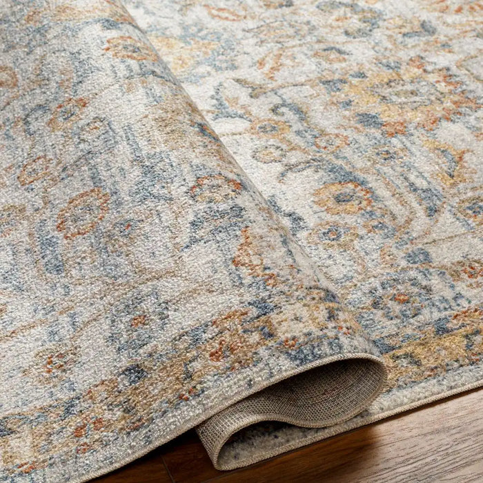 Surya lll esther 2327 grey Beige, Multicoloured Living Room Geometric Rug.