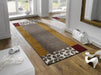 Wash + Dry design florita Brown, Multicoloured Living Room Washable Rug.