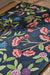 Sanderson sanderson foraging indigo 146618 Multicoloured Living Room Wool Rug.