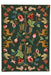 Sanderson sanderson forest of dean forest green 146907 Green Living Room Wool Rug.