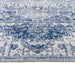 Origins washable soho garda blue Blue Living Room Geometric Rug.