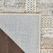 Nourison glitz gl07 ivory multi Ivory, Multicoloured Living Room Geometric Rug.