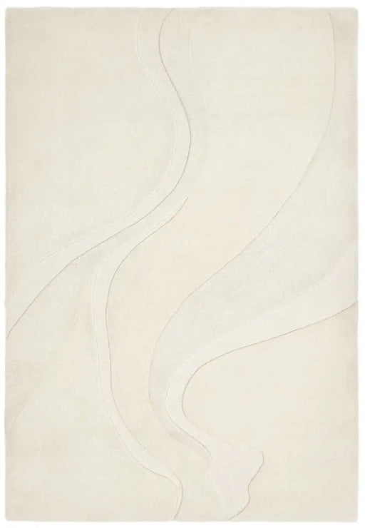 Asiatic olsen glide Ivory Living Room Wool Rug.