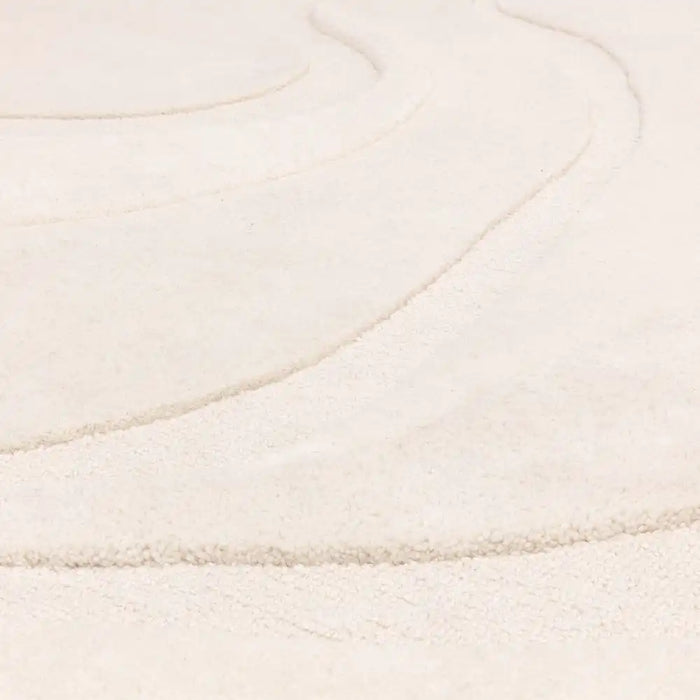 Asiatic olsen glide Ivory Living Room Wool Rug.