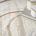 Nourison glitz glz01 ivory multicolour Ivory, Multicoloured Living Room Geometric Rug.