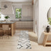 Nourison glitz glz02 ivory grey Grey, Ivory Living Room Geometric Rug.
