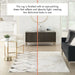 Nourison glitz glz02 ivory grey Grey, Ivory Living Room Geometric Rug.