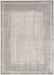 Nourison glitz glz07 silver Grey Living Room Geometric Rug.