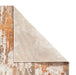 Think Rugs apollo gr580 bronze grey Grey, Orange Living Room  Rug.