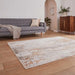 Think Rugs apollo gr580 bronze grey Grey, Orange Living Room  Rug.