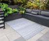 Woven Edge reverie graphite lime Grey, Multicoloured Living Room  Rug.