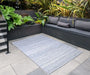 Woven Edge reverie graphite lime Grey, Multicoloured Living Room  Rug.