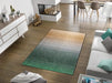 Wash + Dry design green desert Multicoloured Living Room Washable Rug.