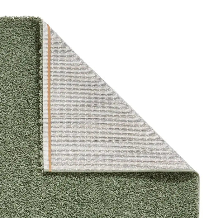 Think Rugs bali green Green Living Room Shaggy Rug.