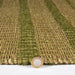 Esselle ancoats green Green, Multicoloured Living Room Natural Fibre Rug.