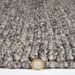 Esselle mayfair delilah grey black Grey Living Room Wool Rug.