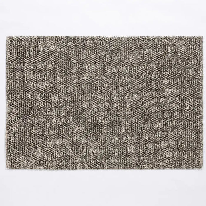 Esselle mayfair delilah grey black Grey Living Room Wool Rug.